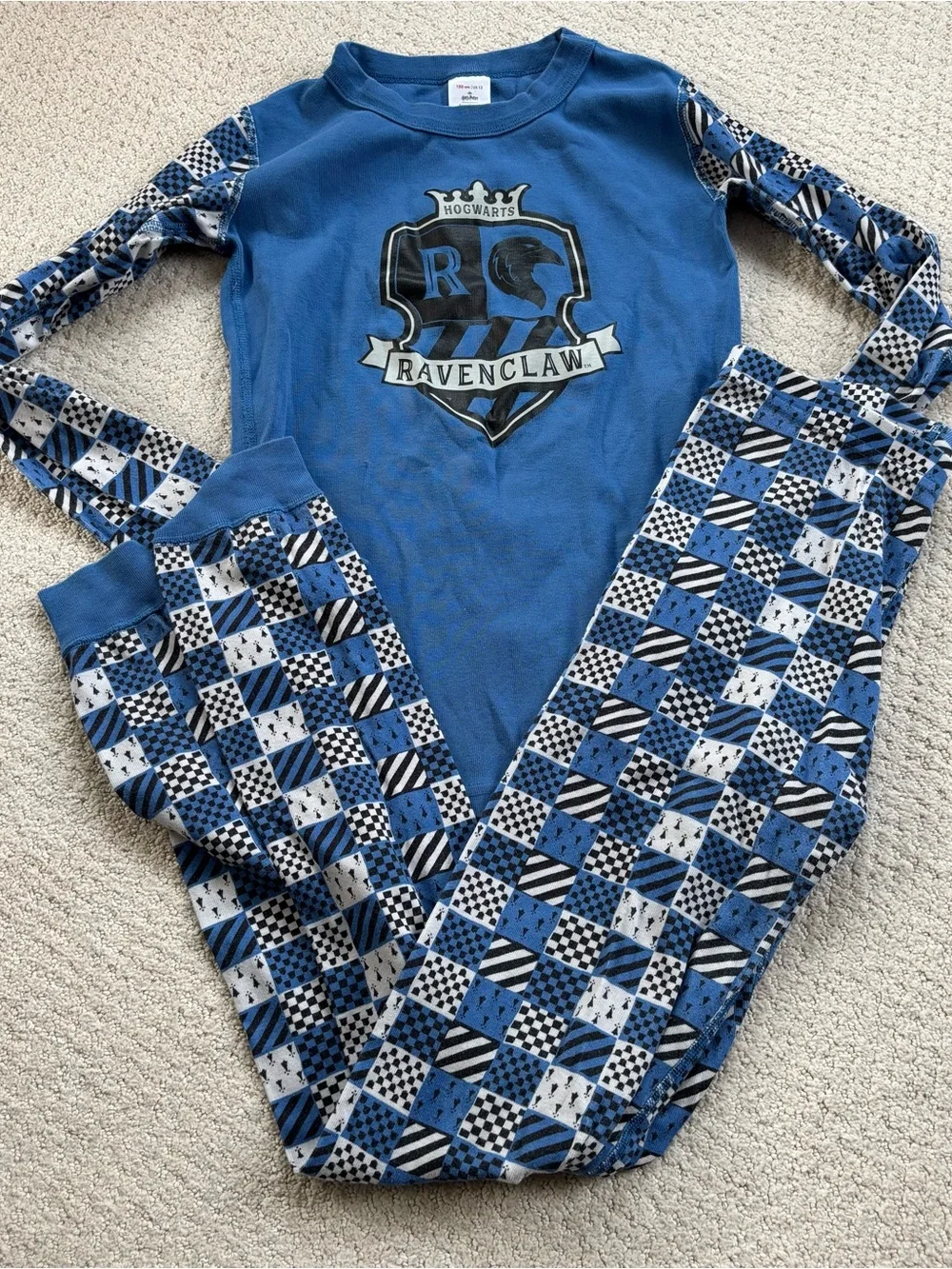 Hanna andersson Blue Kids Harry Potter ravenclaw pajamas